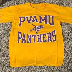 Yellow PVAMU Panthers Short Sleeve Tee